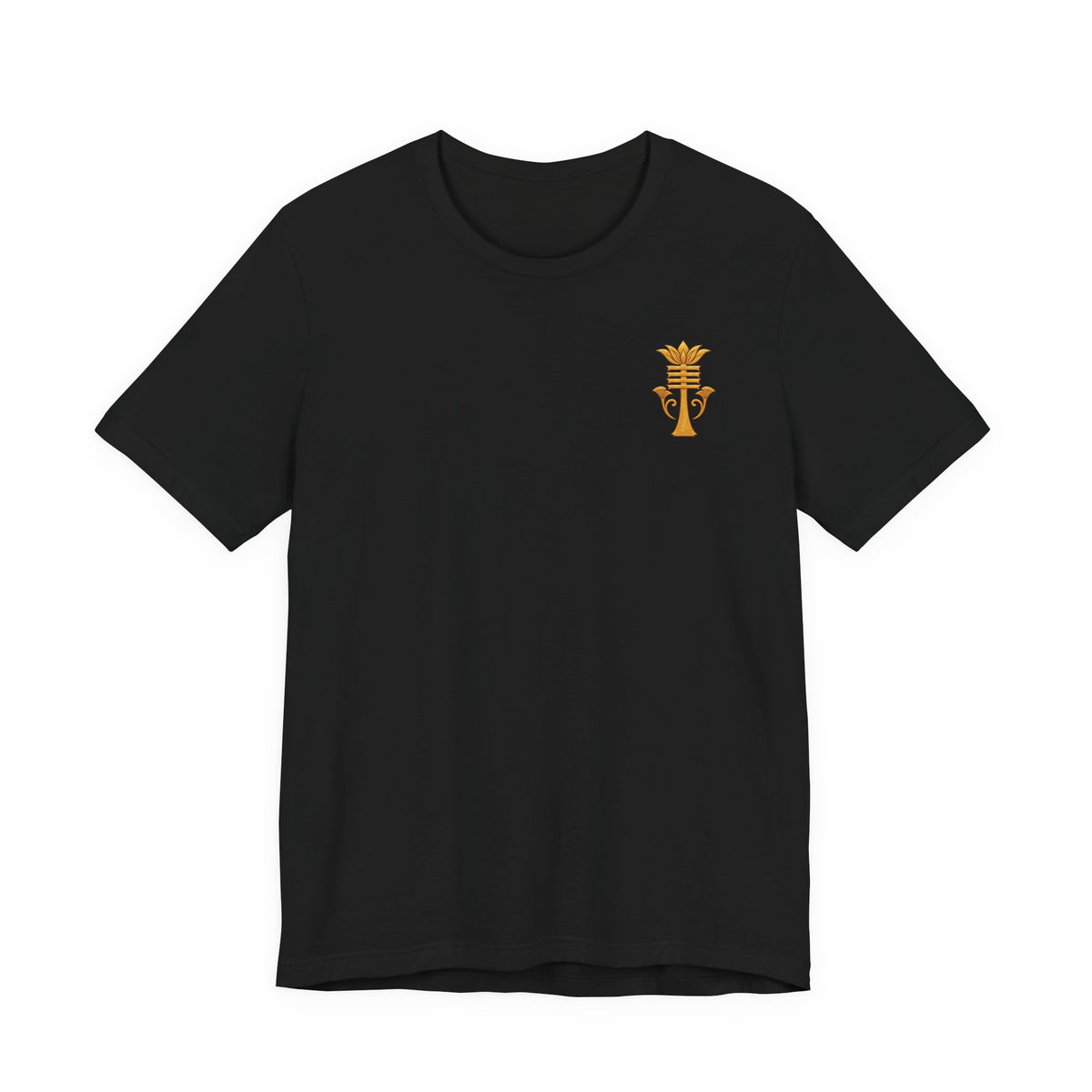 Egyptian Ankh Heart Chest Tee Printify