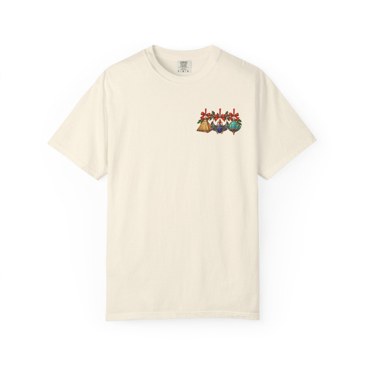 Egyptian Christmas Ornament Trio T-Shirt Printify