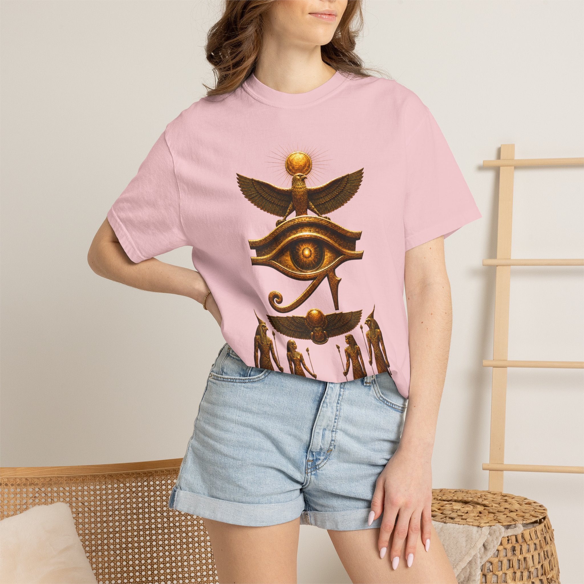 Egyptian Heritage Garment-Dyed Relaxed Cotton Tee
