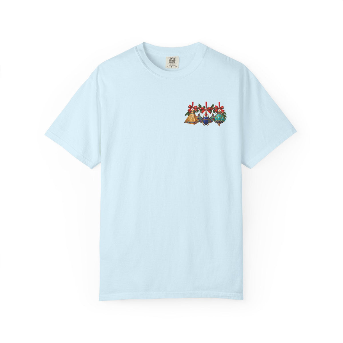 Egyptian Christmas Ornament Trio T-Shirt Printify