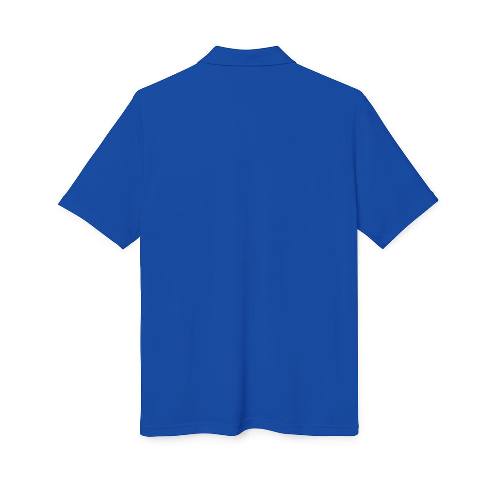Eye of Horus Polo Shirt — Egyptian Symbol Embroidered Performance Golf Polo Printify