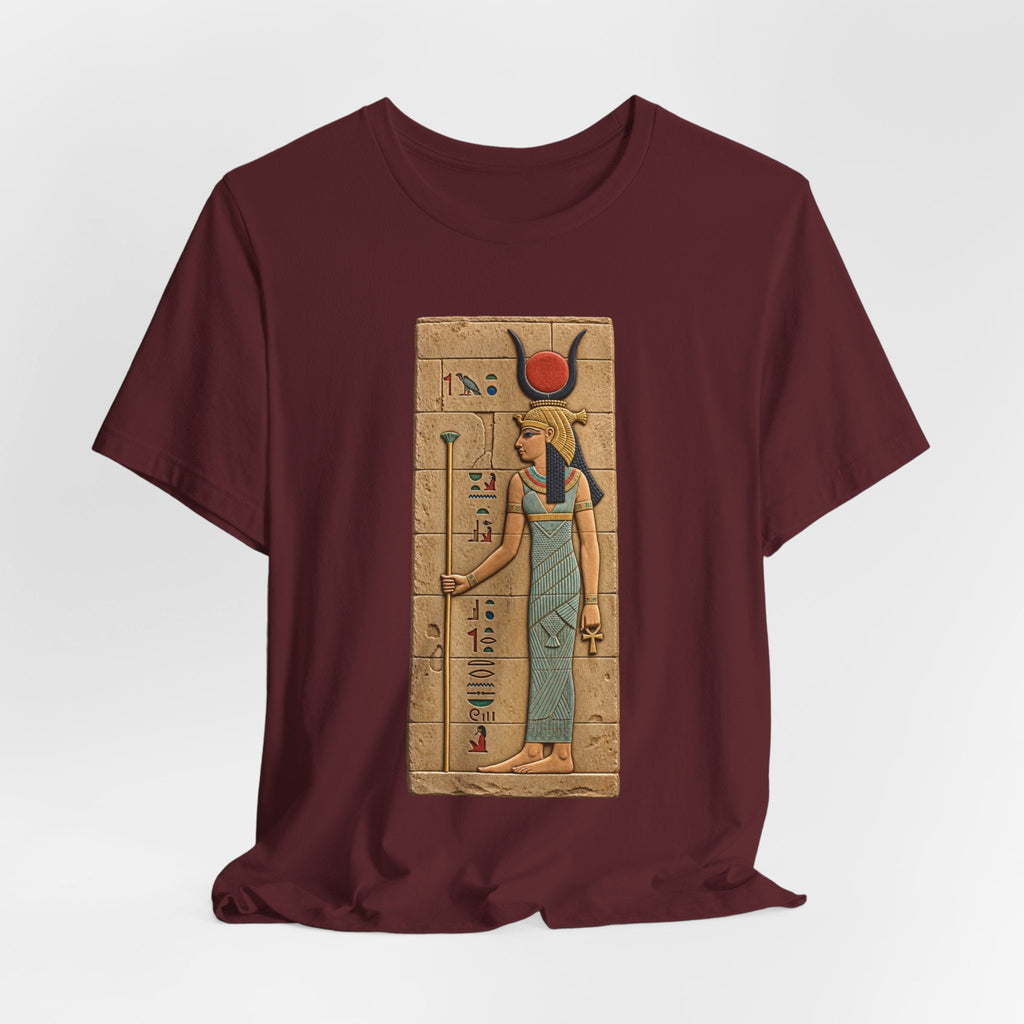 Goddess Isis T-Shirt — Ancient Egyptian Hieroglyph Art Tee Printify