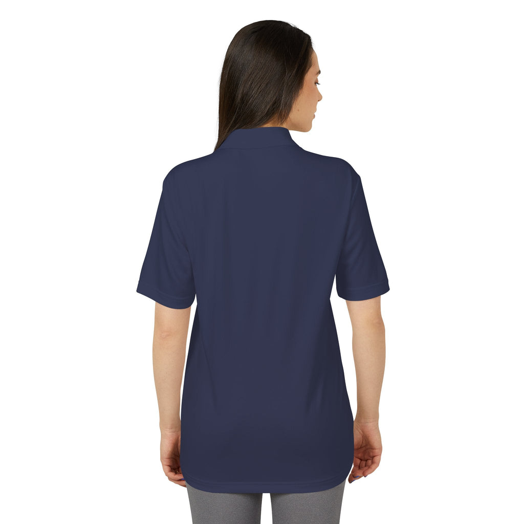 Eye of Horus Polo Shirt — Egyptian Symbol Embroidered Performance Golf Polo Printify