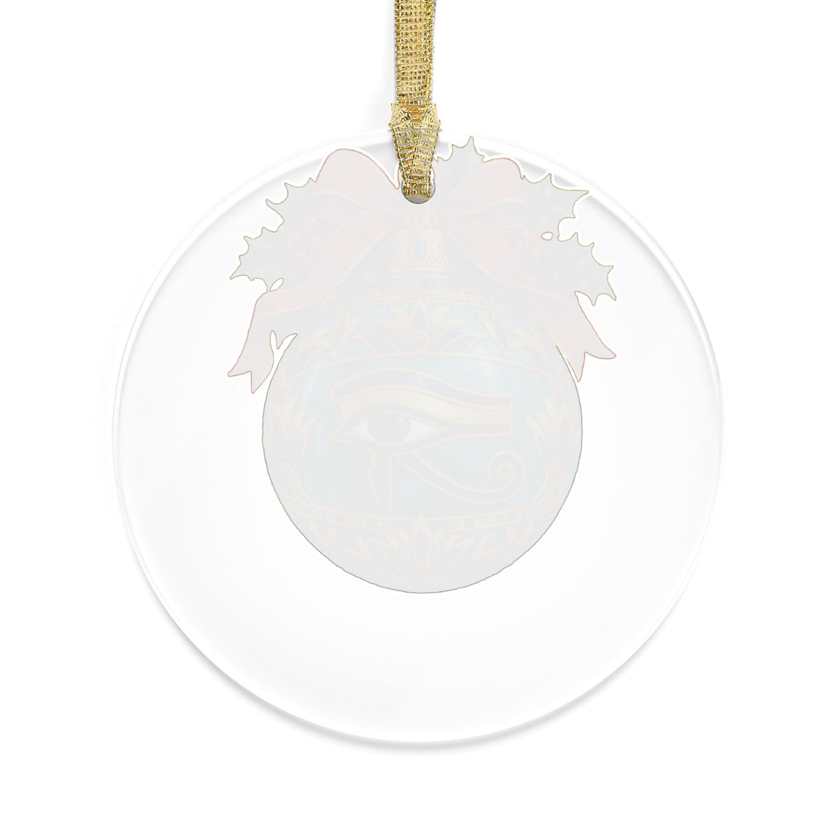 Egyptian Eye of Horus Christmas Ornament, Acrylic Ornament Printify