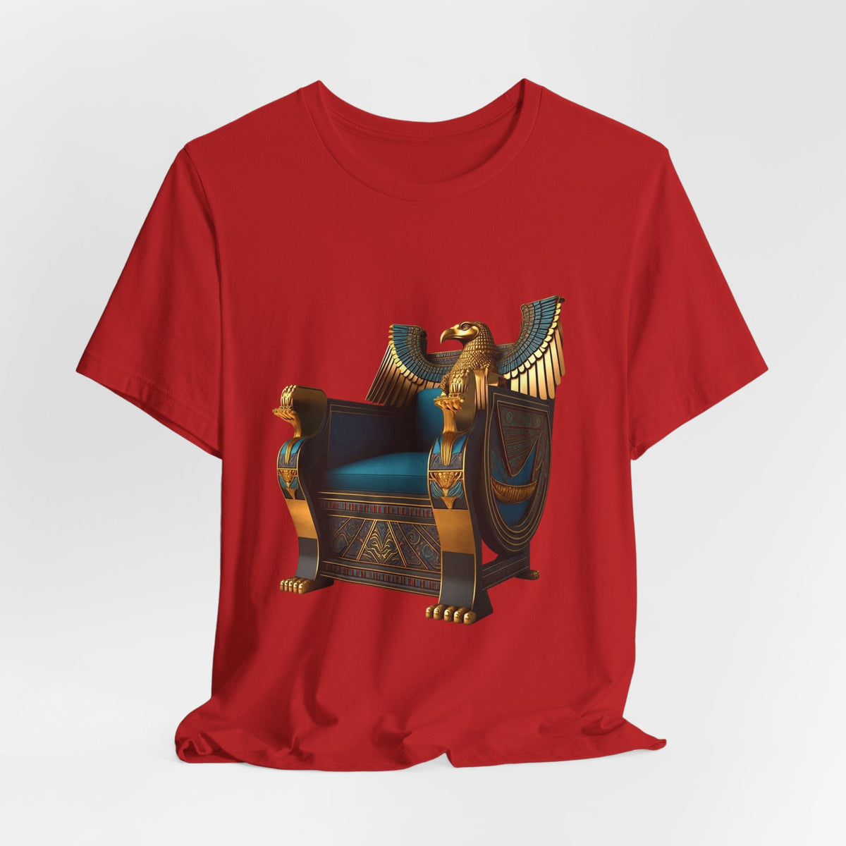 Egyptian Throne T-Shirt — Ancient Egypt Golden Throne Tee Printify