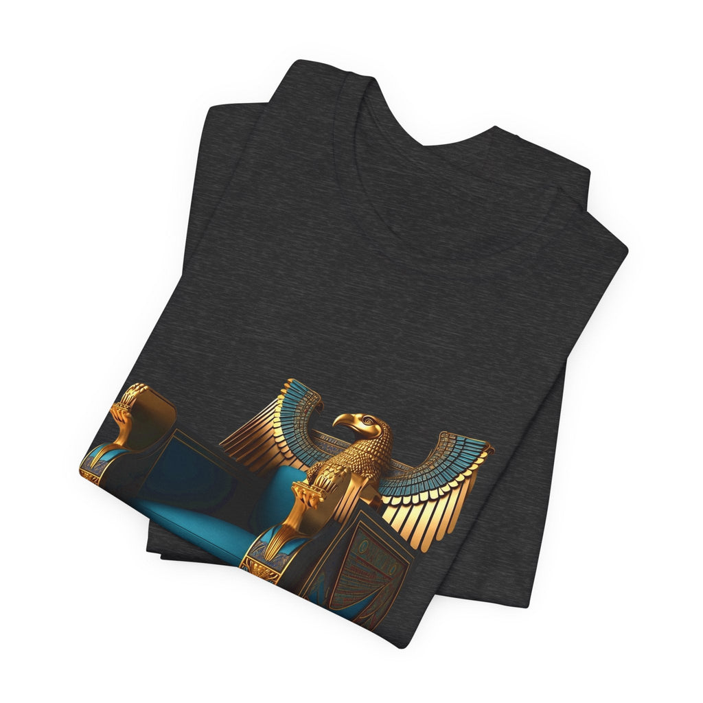 Egyptian Throne T-Shirt — Ancient Egypt Golden Throne Tee Printify