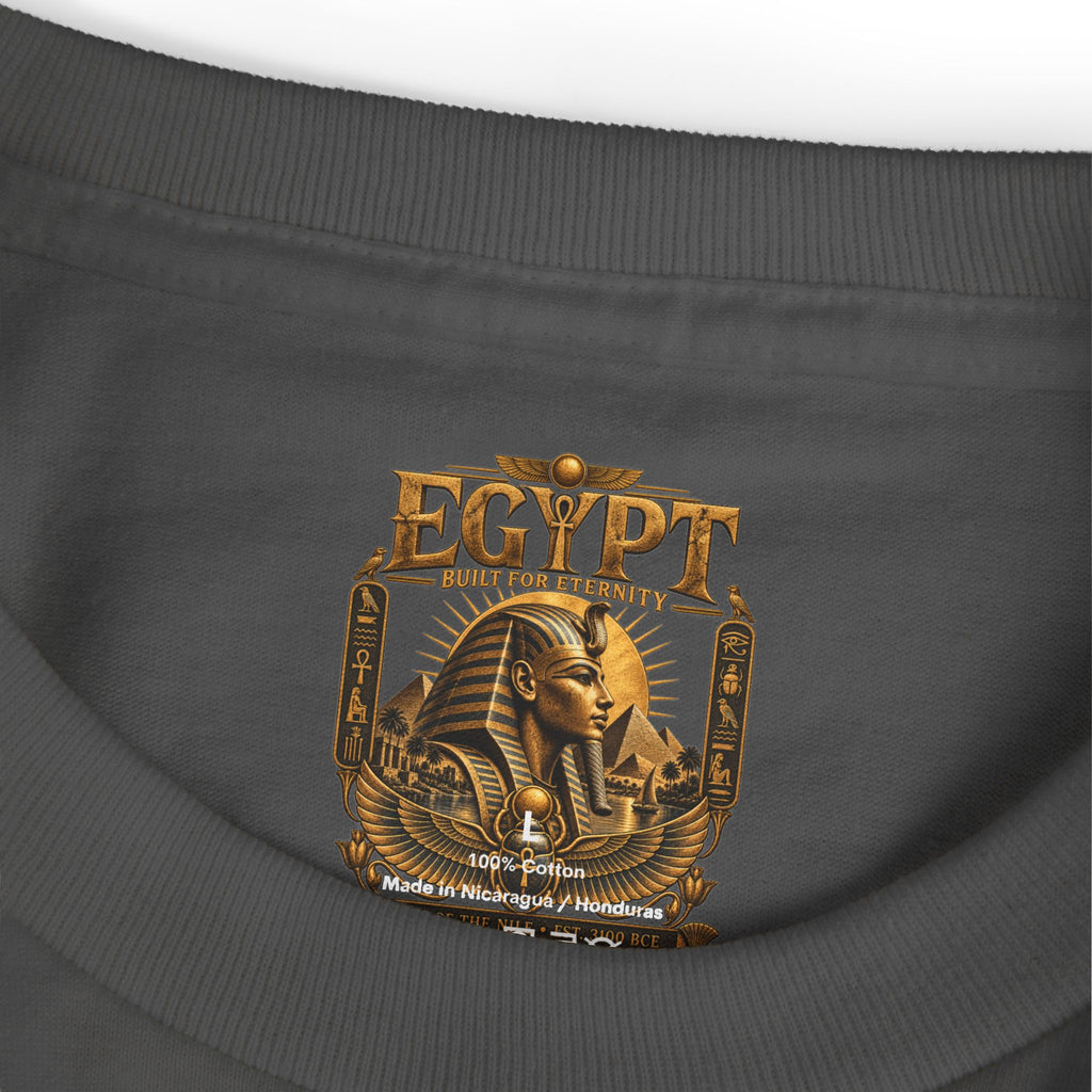 Pharaoh Archive Heavyweight Tee — Built for Eternity Pharaohs Pride USA