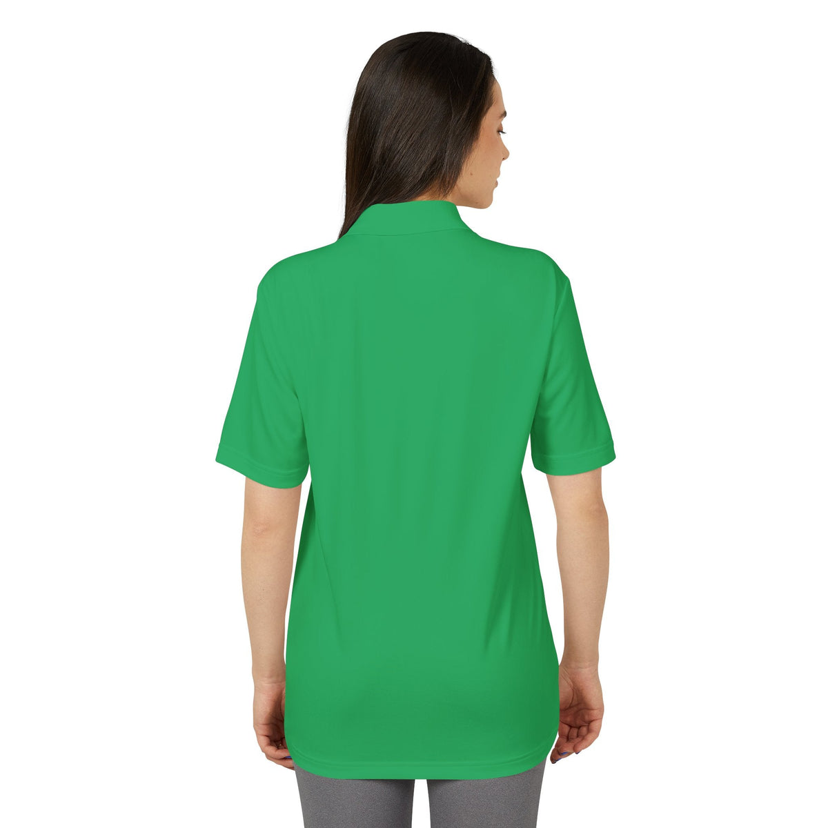 Eye of Horus Polo Shirt — Egyptian Symbol Embroidered Performance Golf Polo Printify