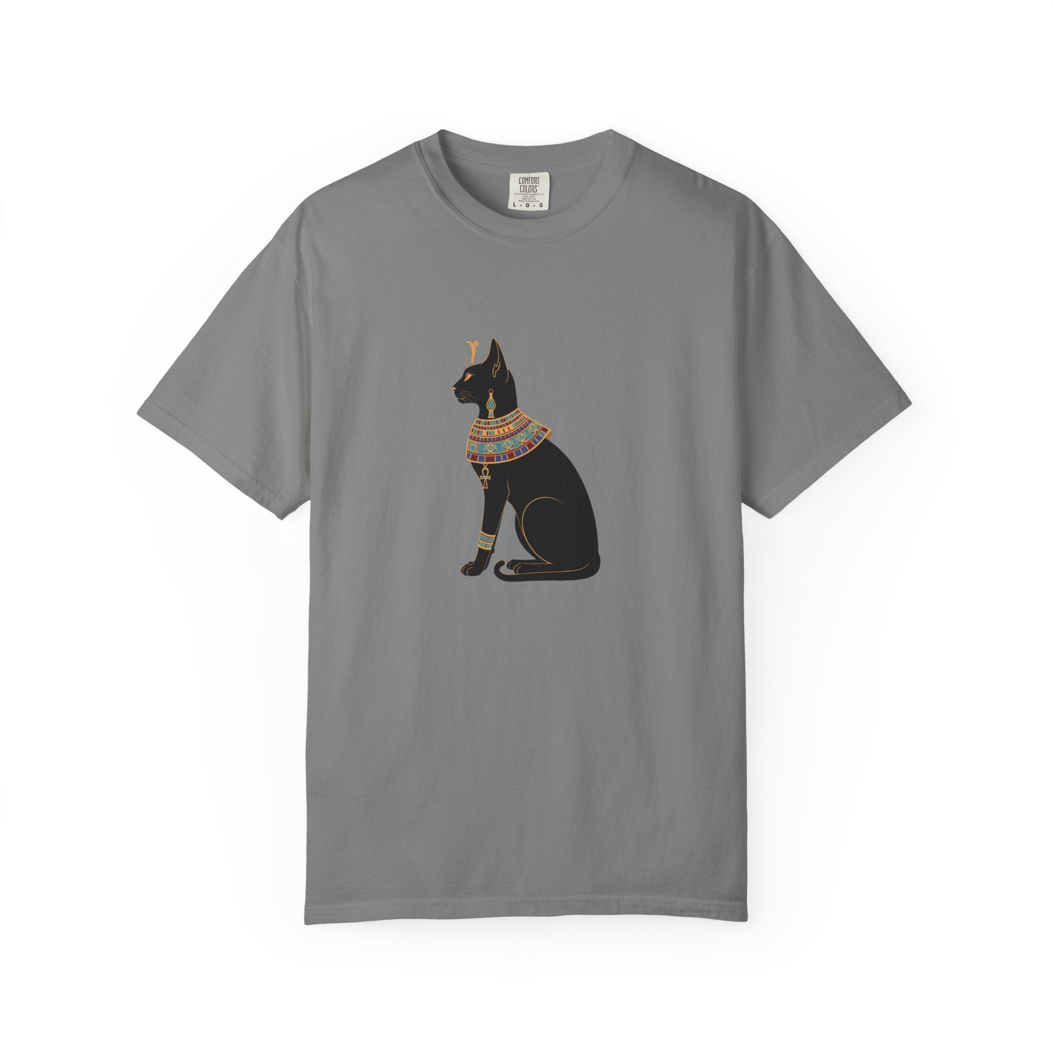 Bastet Egyptian Cat Garment-Dyed T-Shirt