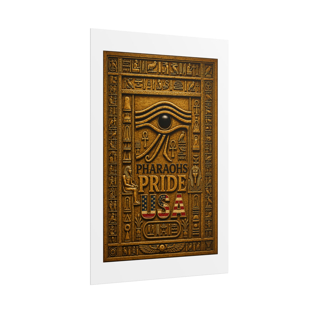 Eye of Horus Pride rolled poster by Pharaohs Pride USA — alternate product view