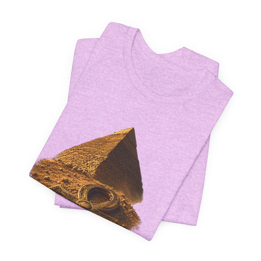 Egyptian Pyramid & Ankh T-Shirt — Ancient Egypt Graphic Tee Printify