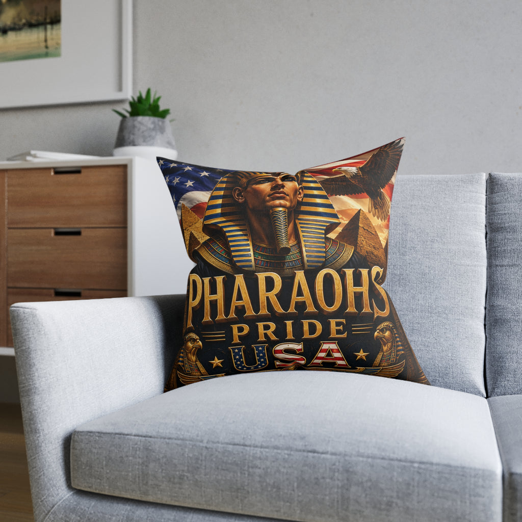 Pharaohs Pride USA Egyptian-American Decorative Pillow