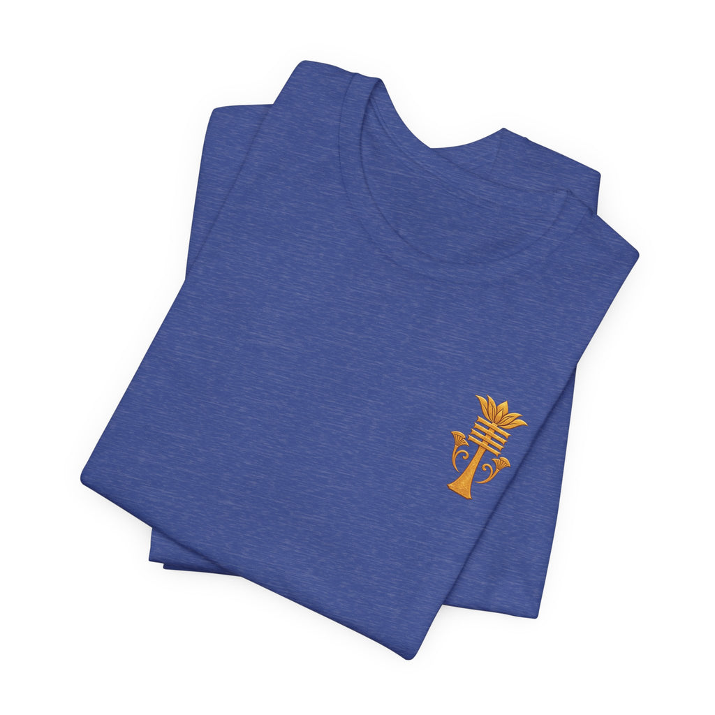 Egyptian Ankh Heart Chest Tee Printify