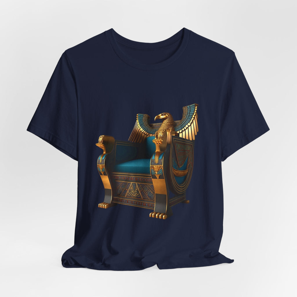 Egyptian Throne T-Shirt — Ancient Egypt Golden Throne Tee Printify