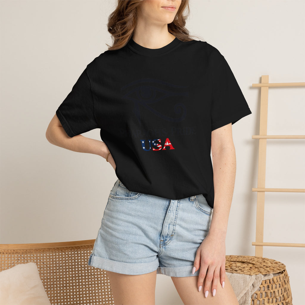 Pharaohs Pride USA Garment-Dyed Cotton T-Shirt product image 48
