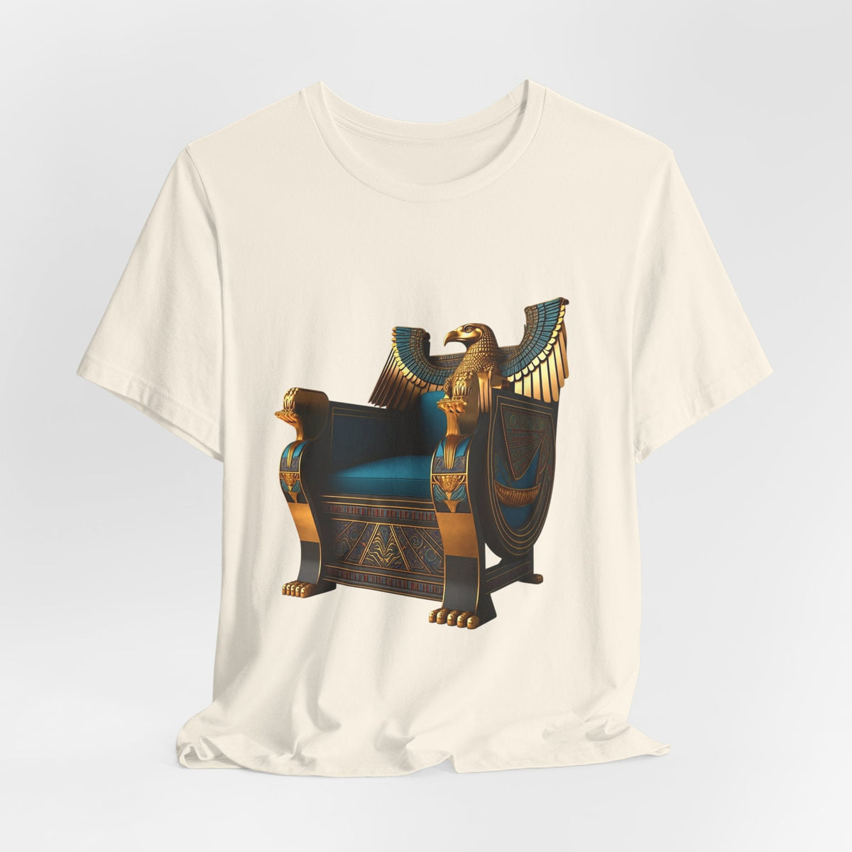 Egyptian Throne T-Shirt — Ancient Egypt Golden Throne Tee Printify