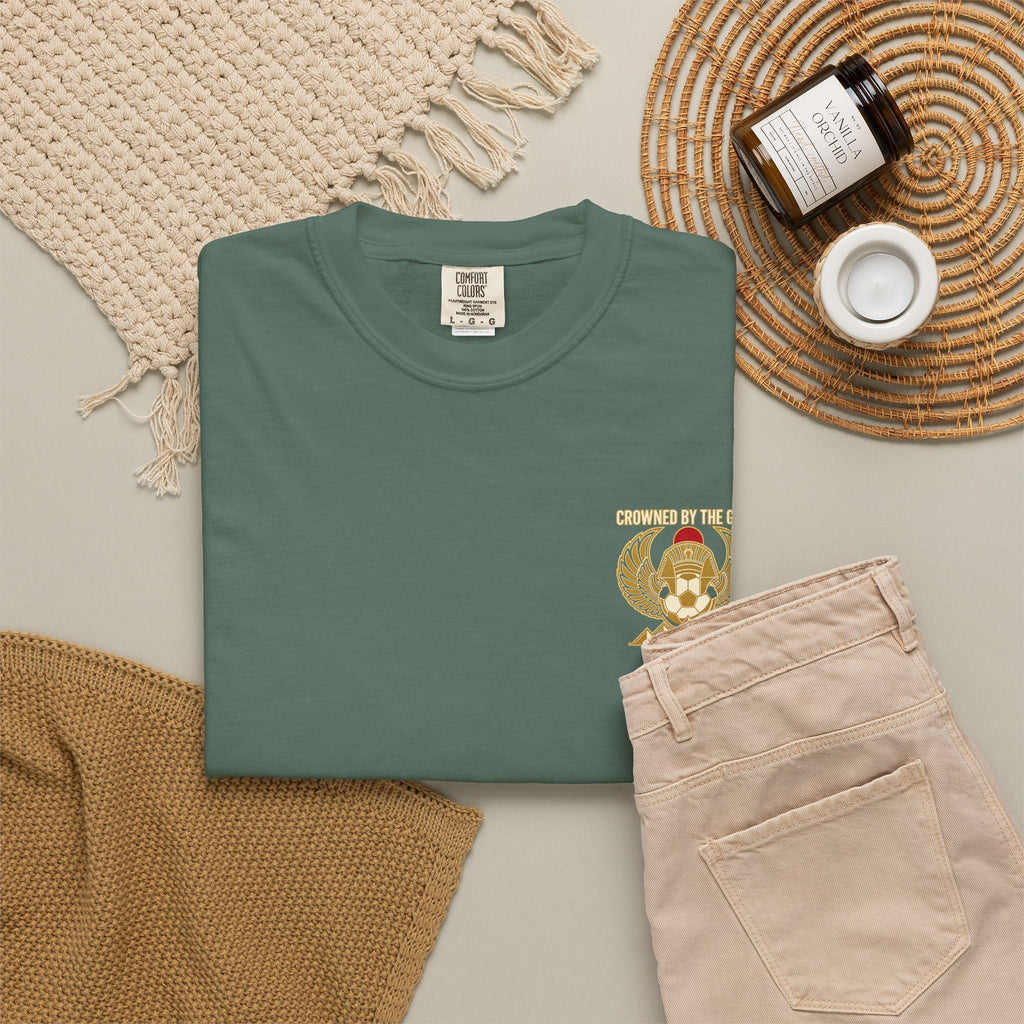 Crowned by the Game – Egyptian Football Heritage T-Shirt Printify