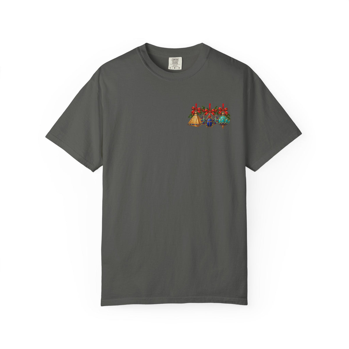 Egyptian Christmas Ornament Trio T-Shirt Printify