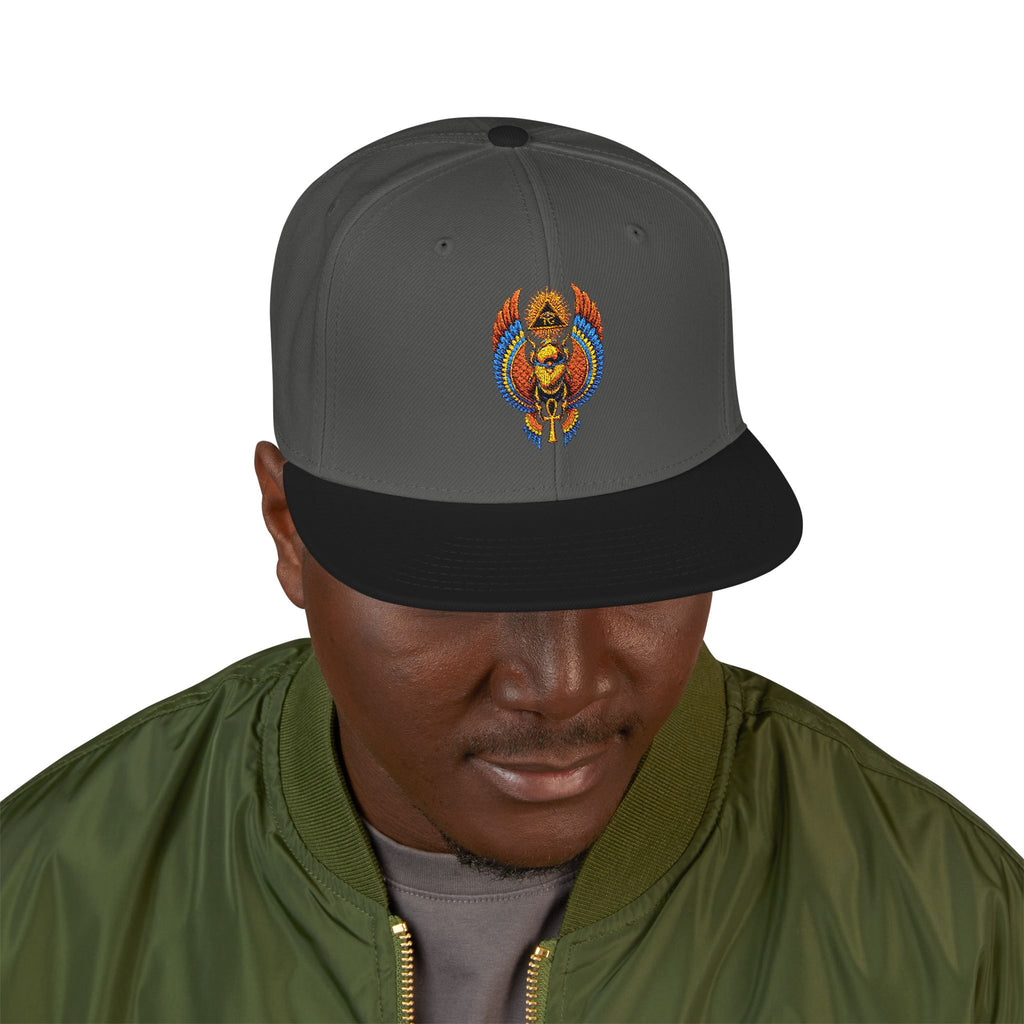 Egyptian Heritage High-Profile Embroidered Snapback