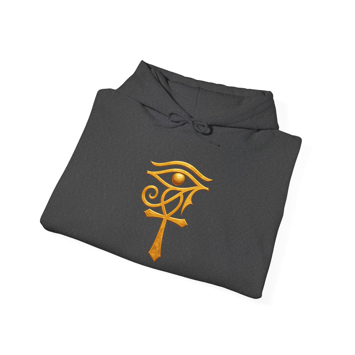 Hoodie — Golden Eye of Ra Symbol Graphic Hoodie Printify