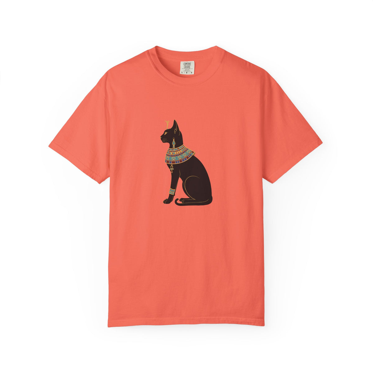 Bastet Egyptian Cat Garment-Dyed T-Shirt