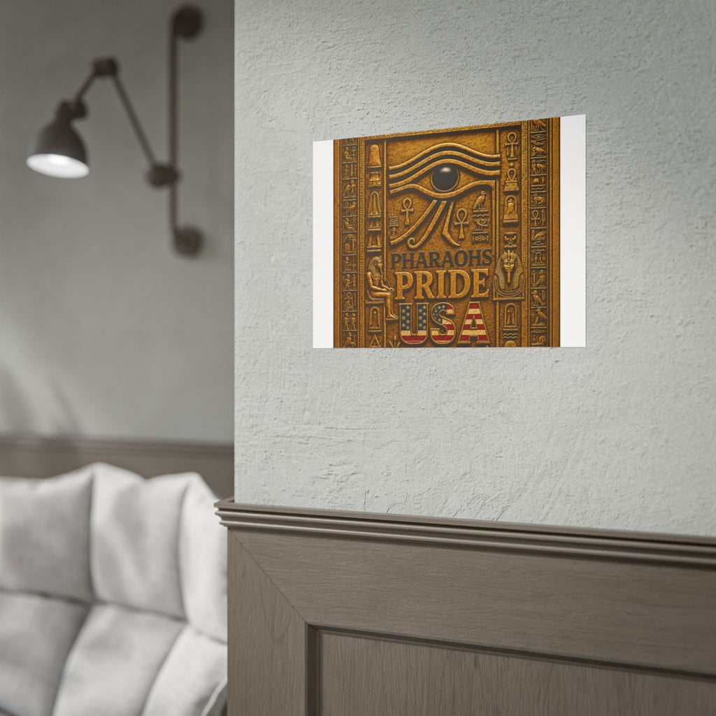Eye of Horus Pride rolled poster by Pharaohs Pride USA — alternate product view