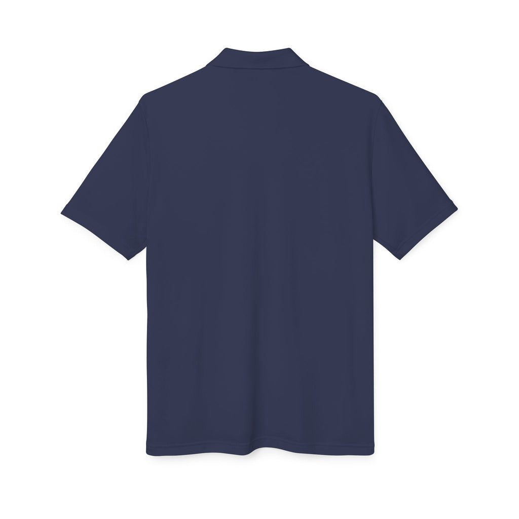 Eye of Horus Polo Shirt — Egyptian Symbol Embroidered Performance Golf Polo Printify