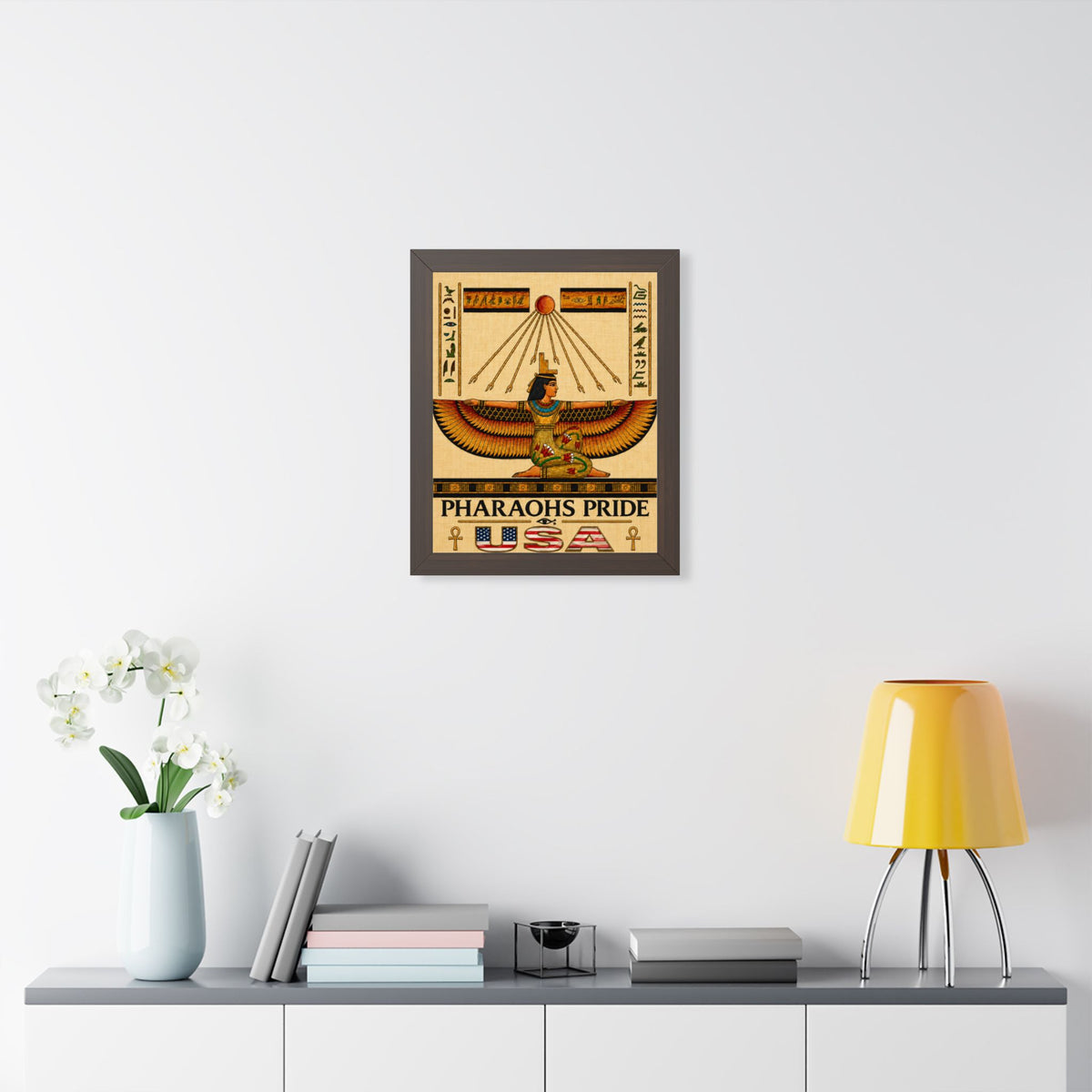 Pharaohs Pride USA Framed Egyptian Papyrus Wall Art product image 36