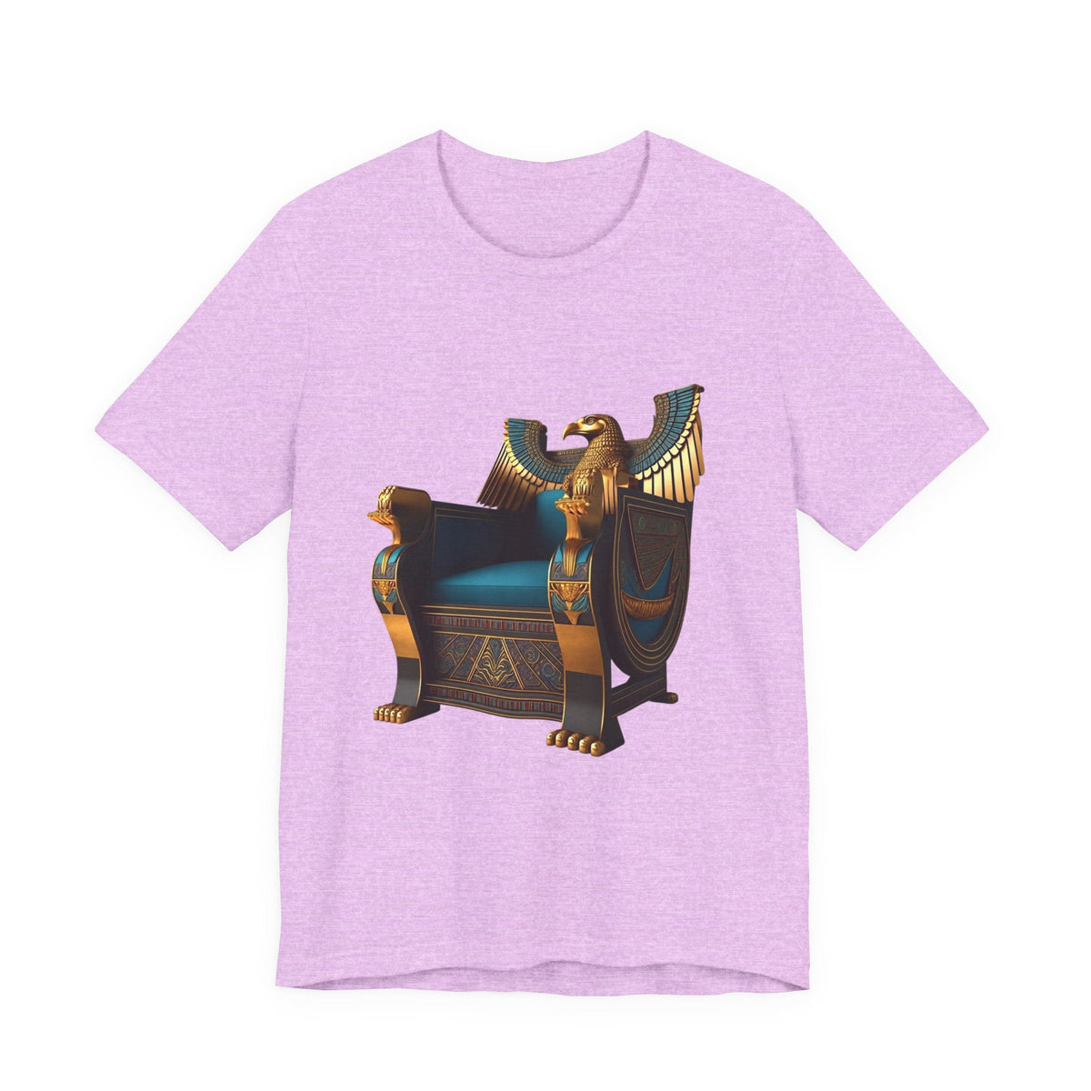 Egyptian Throne T-Shirt — Ancient Egypt Golden Throne Tee Printify