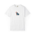 Blue Egyptian Hippo Christmas T-Shirt — Candy Cane Holiday Printify