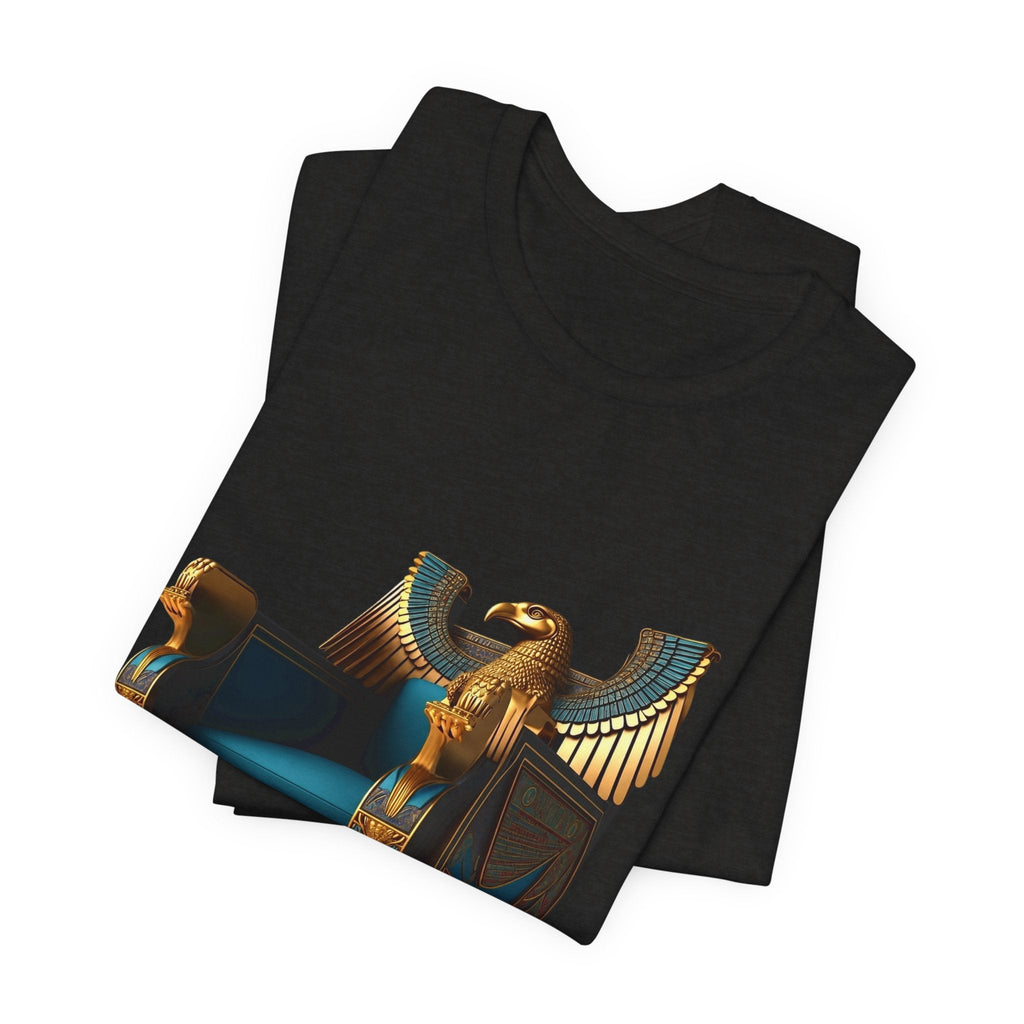 Egyptian Throne T-Shirt — Ancient Egypt Golden Throne Tee Printify
