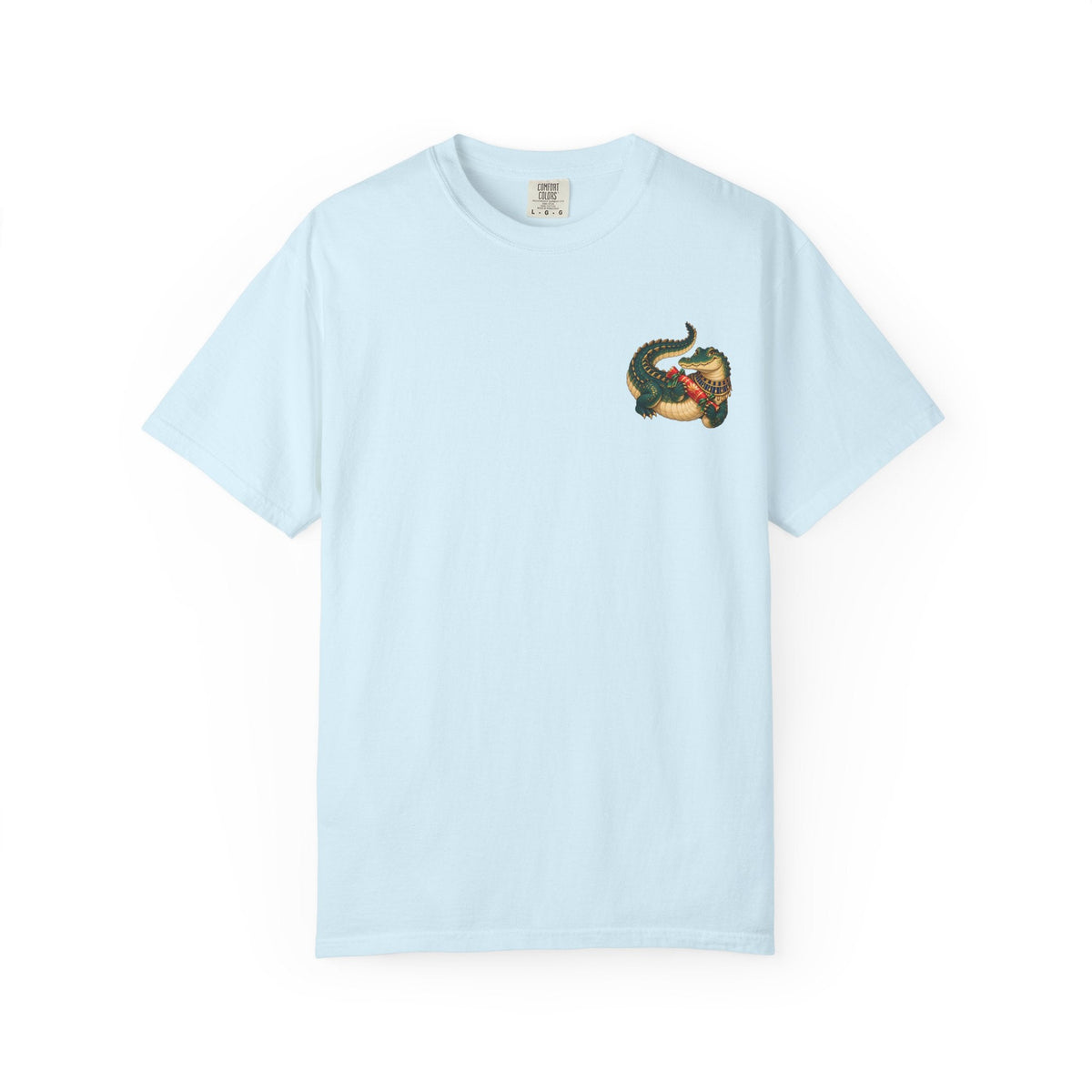 Nile Crocodile Christmas T-Shirt — Egyptian Holiday Cracker Printify
