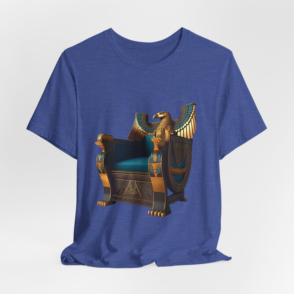 Egyptian Throne T-Shirt — Ancient Egypt Golden Throne Tee Printify