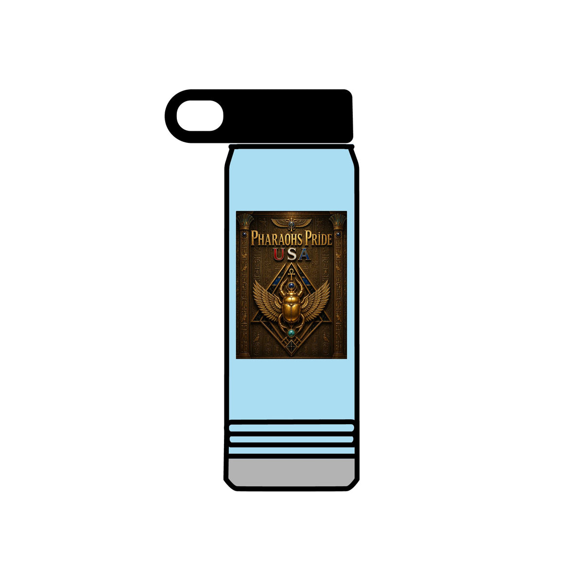 Pharaohs Pride USA Egyptian Heritage 20 oz Water Bottle