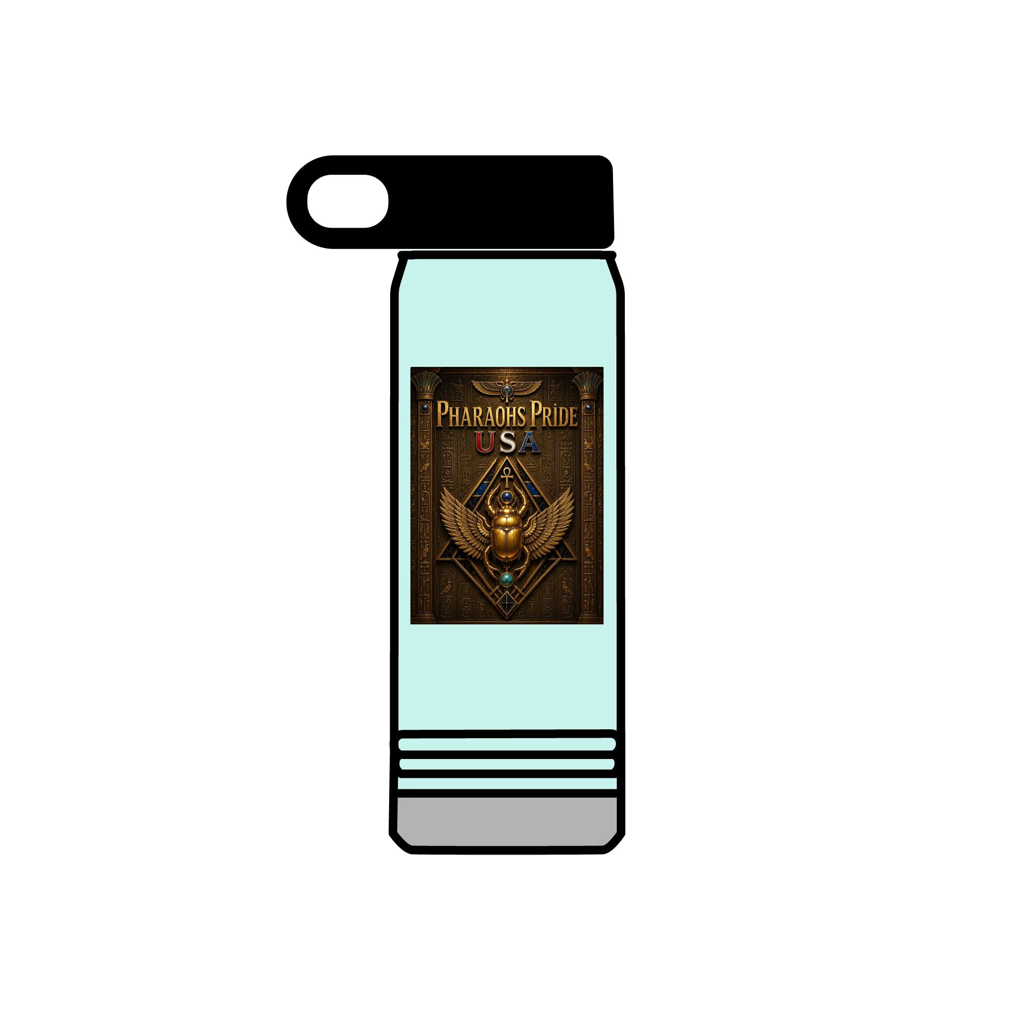 Pharaohs Pride USA Egyptian Heritage 20 oz Water Bottle