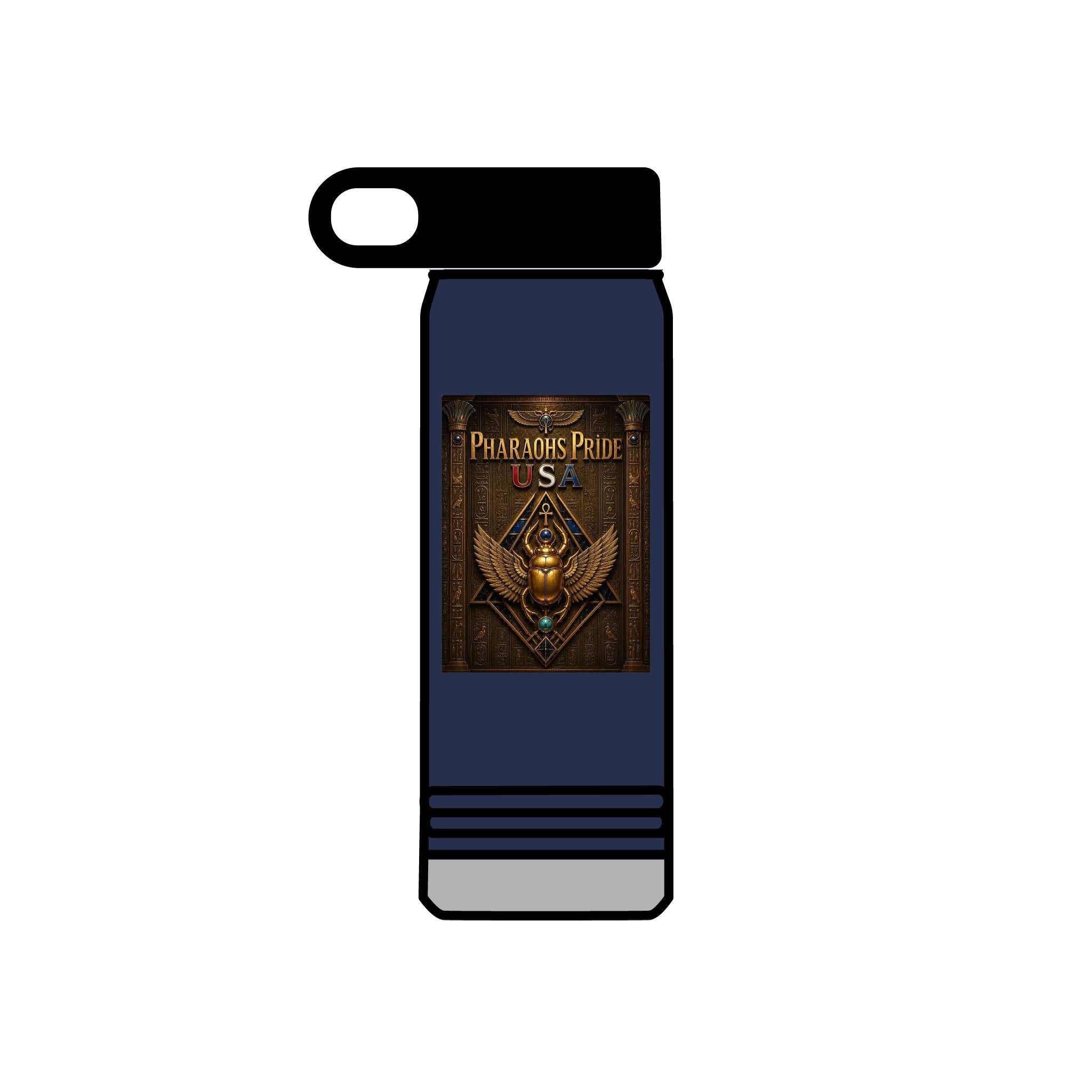 Pharaohs Pride USA Egyptian Heritage 20 oz Water Bottle