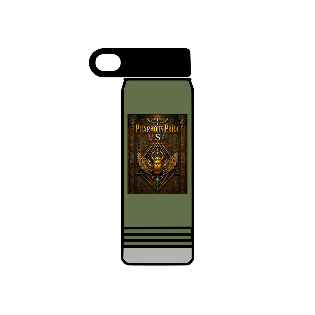 Pharaohs Pride USA Egyptian Heritage 20 oz Water Bottle