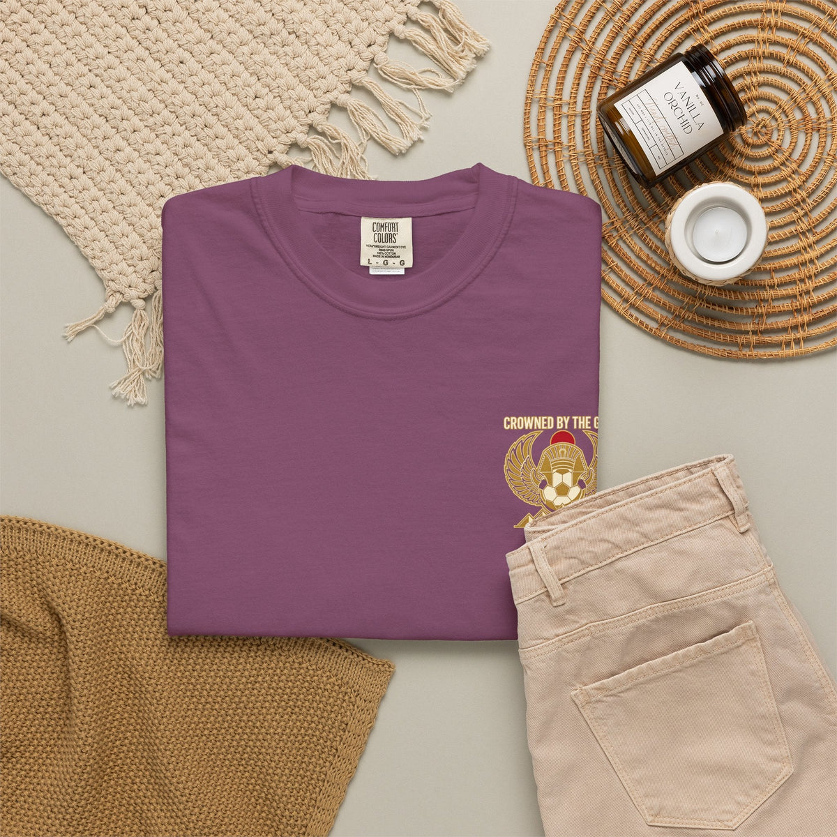 Crowned by the Game – Egyptian Football Heritage T-Shirt Printify