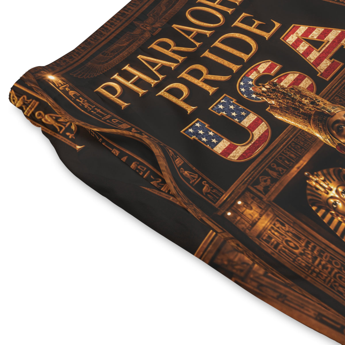 Pharaohs Pride USA Men's Egyptian Heritage Beach Shorts