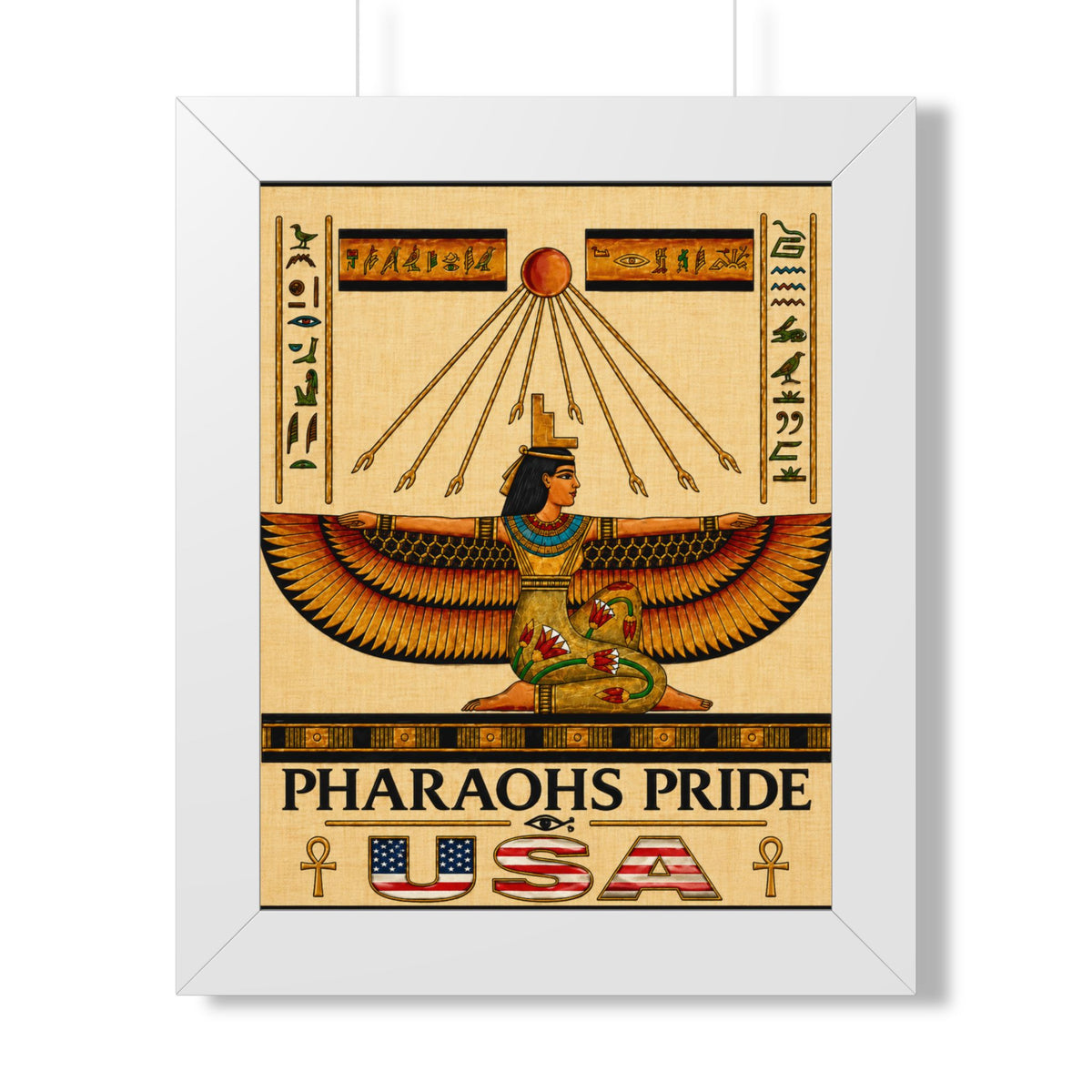 Pharaohs Pride USA Framed Egyptian Papyrus Wall Art product image 6