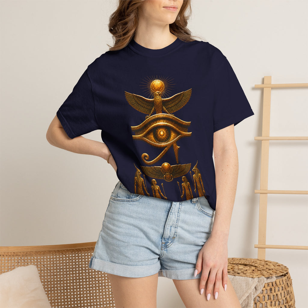 Egyptian Heritage Garment-Dyed Relaxed Cotton Tee