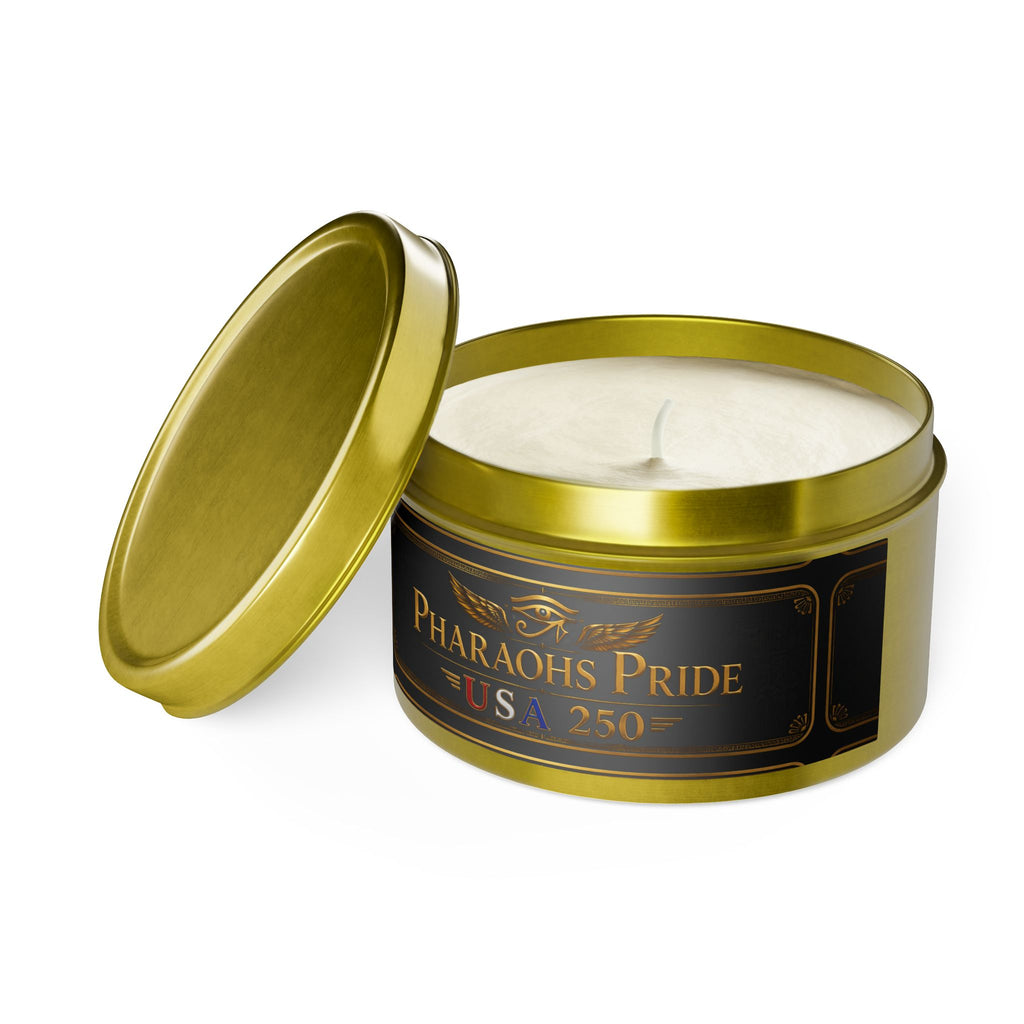 Pharaohs Pride USA scented tin candle — alternate product view
