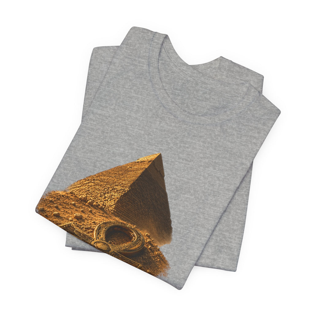 Egyptian Pyramid & Ankh T-Shirt — Ancient Egypt Graphic Tee Printify