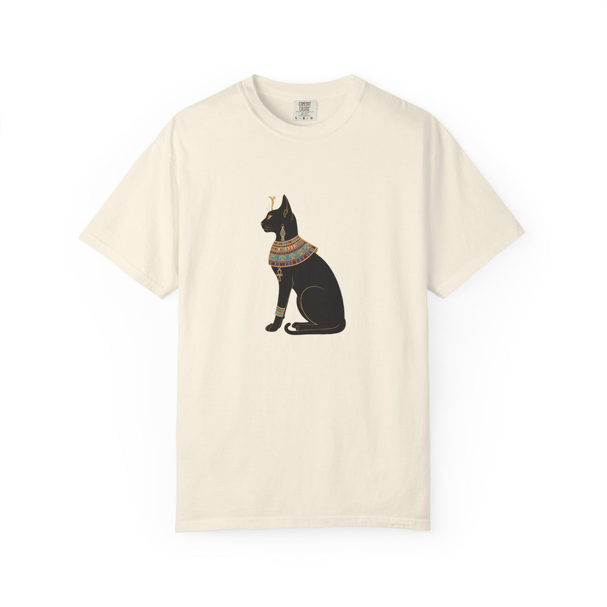 Bastet Egyptian Cat Garment-Dyed T-Shirt