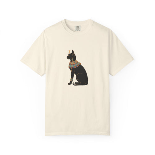 Bastet Egyptian Cat Garment-Dyed T-Shirt
