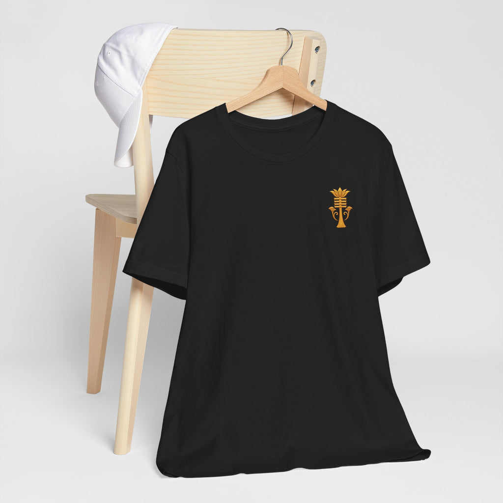 Egyptian Ankh Heart Chest Tee Printify