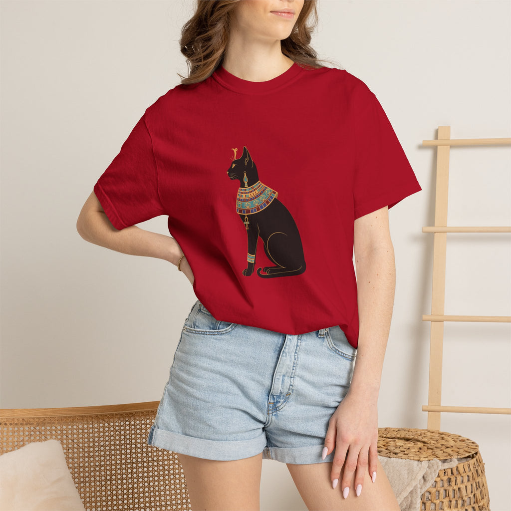 Bastet Egyptian Cat Garment-Dyed T-Shirt