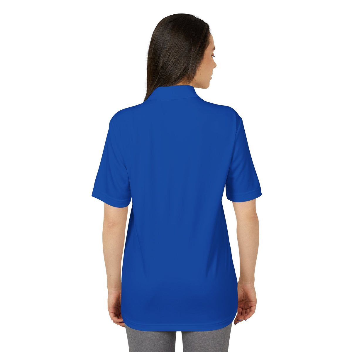 Eye of Horus Polo Shirt — Egyptian Symbol Embroidered Performance Golf Polo Printify