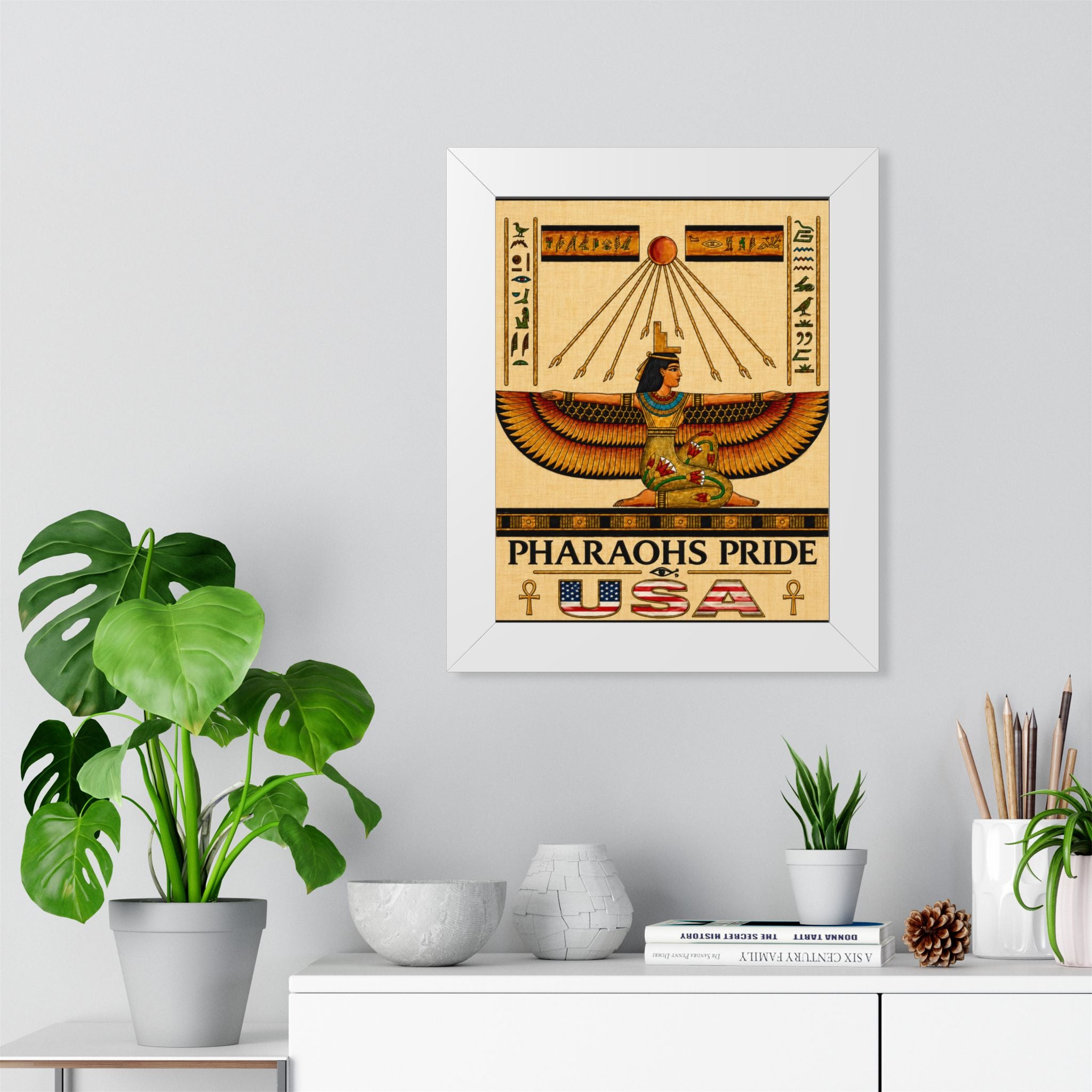 Pharaohs Pride USA Framed Egyptian Papyrus Wall Art product image 27