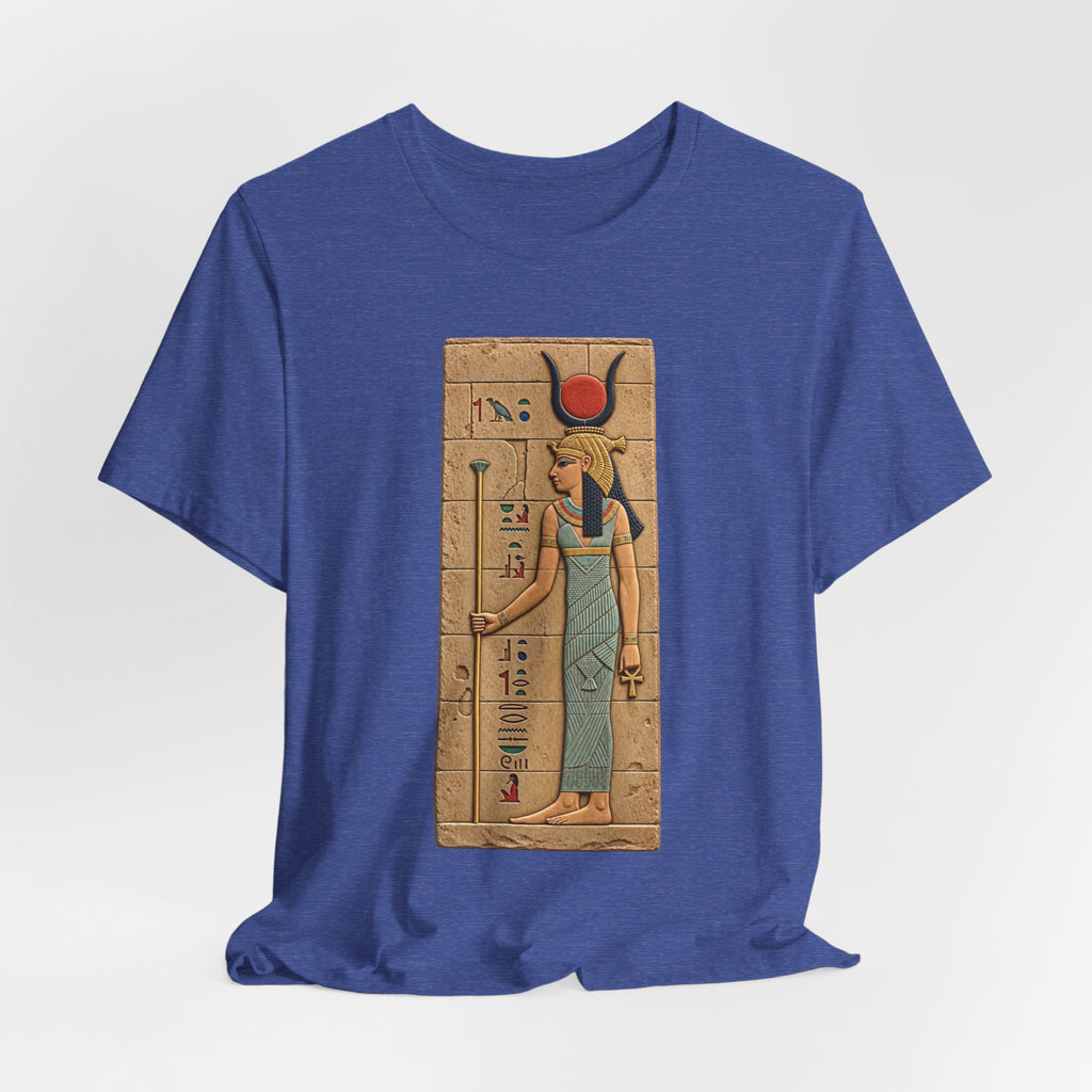 Goddess Isis T-Shirt — Ancient Egyptian Hieroglyph Art Tee Printify